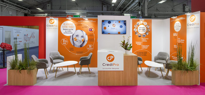 Panneaux de Stand Franchise CrediPro SAS 2019