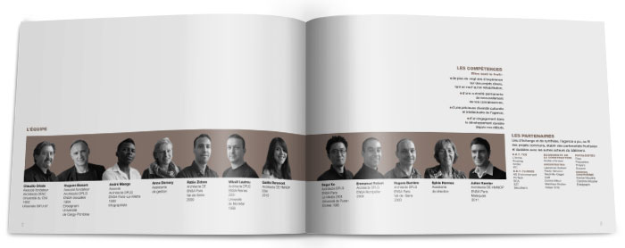 Présentation d'agence dans le book Cuadra Architectures