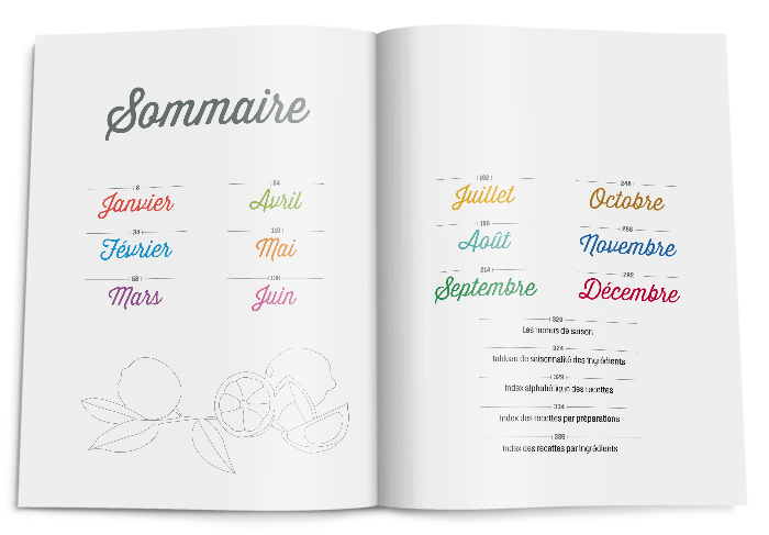 Sommaire, Une année ave Marmiton