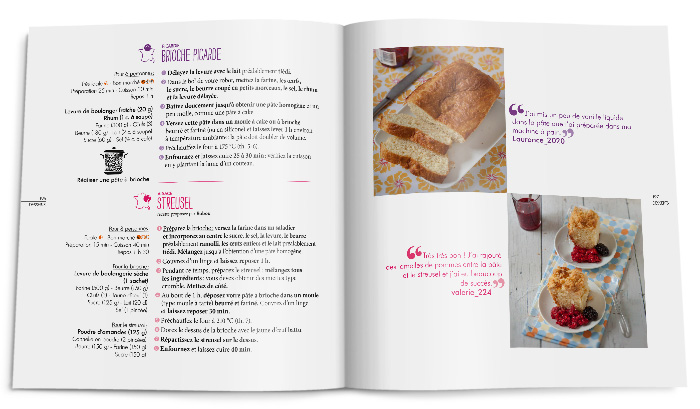 Double-page de recettes Made In France