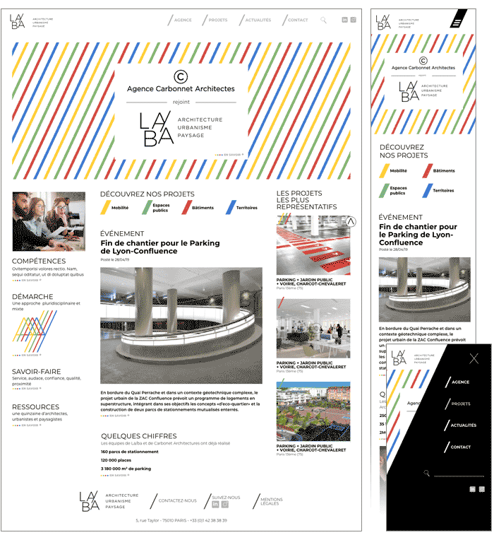 Page d'accueil du Site La/Ba