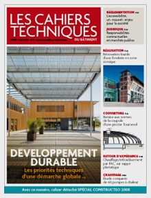 Nouvelle couverture des cahiers techniques du bâtiment