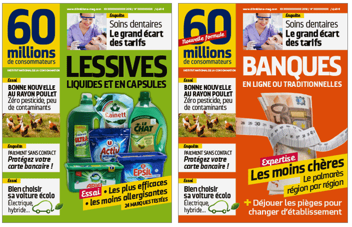 Couverture nouvelle formule 60 millions de Consommateurs