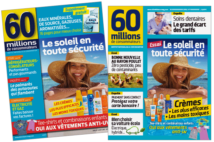 Couverture nouvelle formule 60 millions de Consommateurs