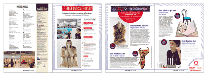 Évolution graphique de ParisWorldWide, Ouverture du Guide Aéroport