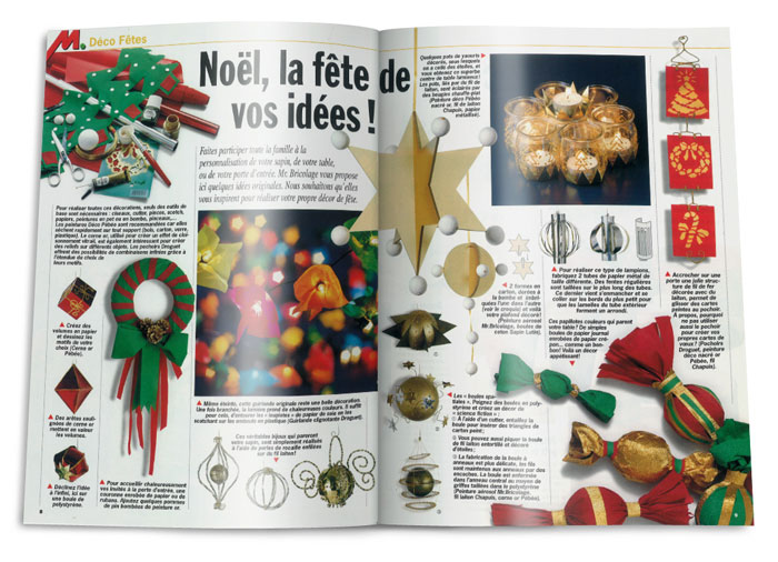 Double page Déco Monsieur Bricolage Magazine