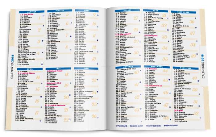 Double-page hors-série Rustica Agenda 2018